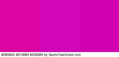 #DB06A2 #D106B9 #D300B0 Colors