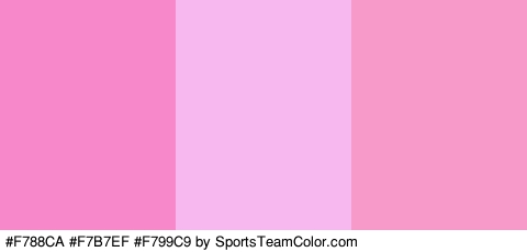 #F788CA #F7B7EF #F799C9 Colors