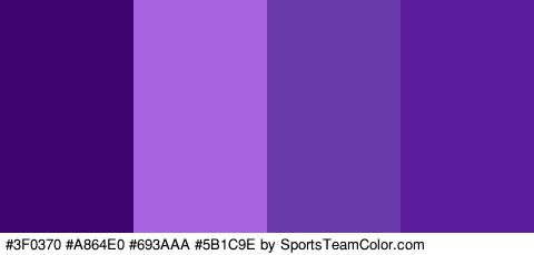 #3F0370 #A864E0 #693AAA #5B1C9E Colors