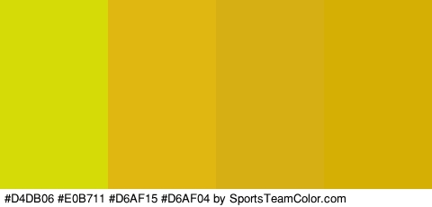 #D4DB06 #E0B711 #D6AF15 #D6AF04 Colors