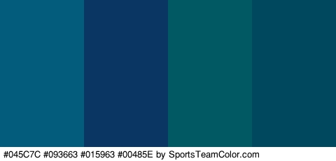 #045C7C #093663 #015963 #00485E Colors