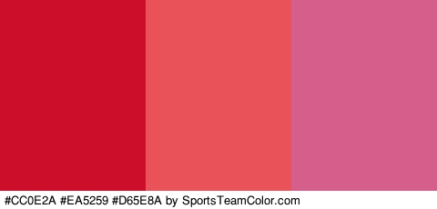 #CC0E2A #EA5259 #D65E8A Colors