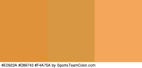 #E0923A #D89743 #F4A75A Colors