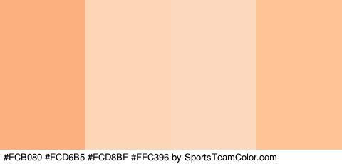 #FCB080 #FCD6B5 #FCD8BF #FFC396 Colors