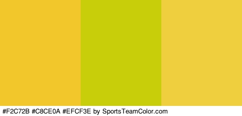 #F2C72B #C8CE0A #EFCF3E Colors