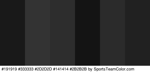 #191919 #333333 #2D2D2D #141414 #2B2B2B #212121 Colors