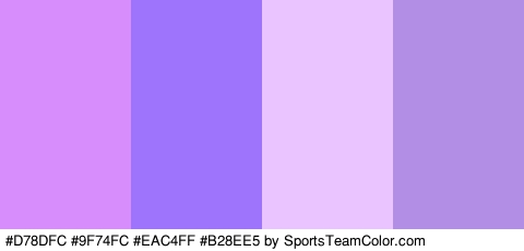 #D78DFC #9F74FC #EAC4FF #B28EE5 Colors