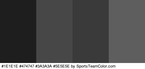 #1E1E1E #474747 #3A3A3A #5E5E5E Colors