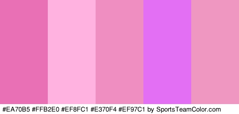 #EA70B5 #FFB2E0 #EF8FC1 #E370F4 #EF97C1 Colors