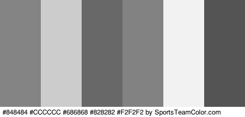 #848484 #CCCCCC #686868 #828282 #F2F2F2 #545454 Colors