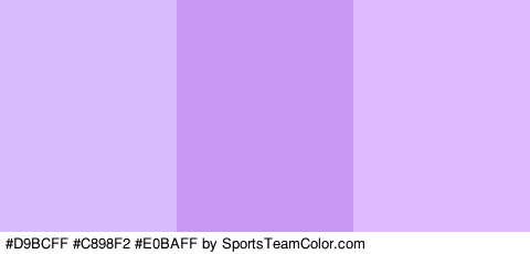 #D9BCFF #C898F2 #E0BAFF Colors