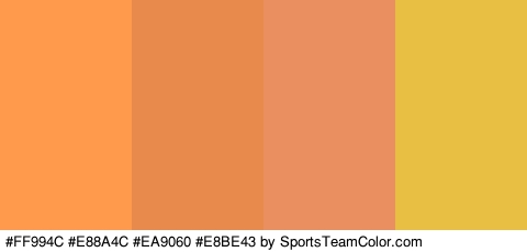 #FF994C #E88A4C #EA9060 #E8BE43 Colors