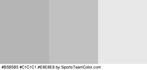 #B5B5B5 #C1C1C1 #E8E8E8 Colors