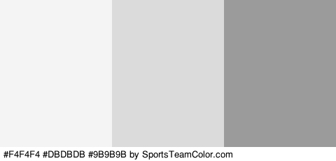 #F4F4F4 #DBDBDB #9B9B9B Colors