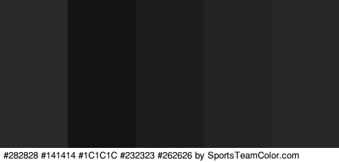 #282828 #141414 #1C1C1C #232323 #262626 Colors