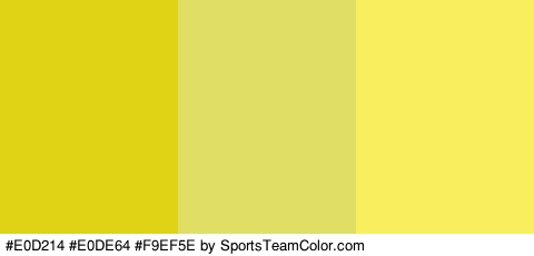 #E0D214 #E0DE64 #F9EF5E Colors