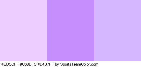 #EDCCFF #C68DFC #D4B7FF Colors