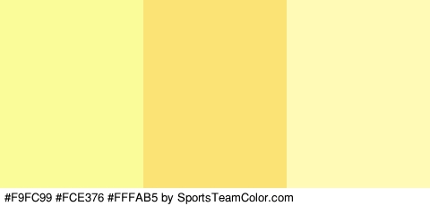 #F9FC99 #FCE376 #FFFAB5 Colors