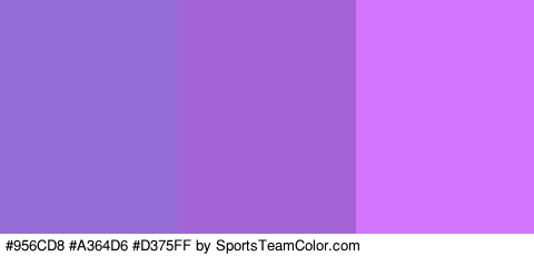 #956CD8 #A364D6 #D375FF Colors