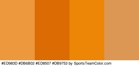 #ED983D #DB6B02 #ED8507 #DB9753 Colors