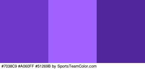 #7038C9 #A060FF #51269B Colors