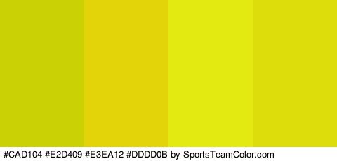 #CAD104 #E2D409 #E3EA12 #DDDD0B Colors