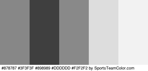 #878787 #3F3F3F #898989 #DDDDDD #F2F2F2 Colors