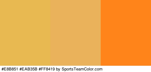 #E8B851 #EAB35B #FF8419 Colors