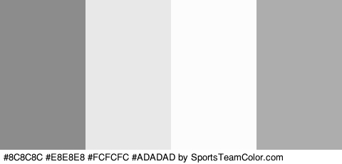 #8C8C8C #E8E8E8 #FCFCFC #ADADAD Colors