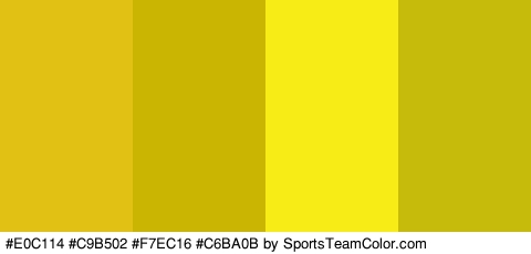 #E0C114 #C9B502 #F7EC16 #C6BA0B Colors