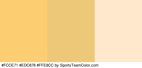 #FCCE71 #EDC878 #FFE8CC Colors