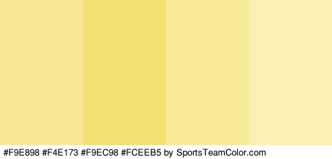 #F9E898 #F4E173 #F9EC98 #FCEEB5 Colors