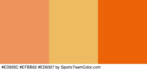 #ED935C #EFBB62 #ED6307 Colors