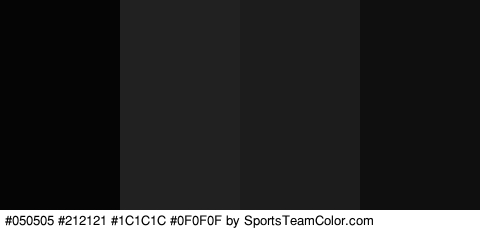 #050505 #212121 #1C1C1C #0F0F0F Colors