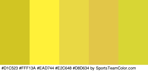 #D1C523 #FFF13A #EAD744 #E2C648 #D8D634 Colors