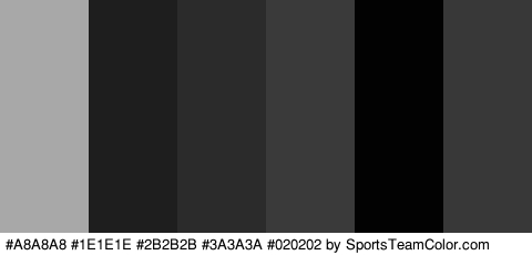 #A8A8A8 #1E1E1E #2B2B2B #3A3A3A #020202 #383838 Colors