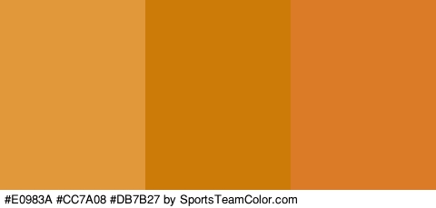 #E0983A #CC7A08 #DB7B27 Colors