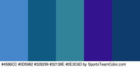 #4586CC #0D5982 #328299 #32138E #0E3C6D Colors