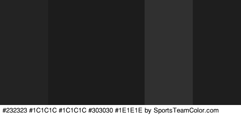 #232323 #1C1C1C #1C1C1C #303030 #1E1E1E Colors