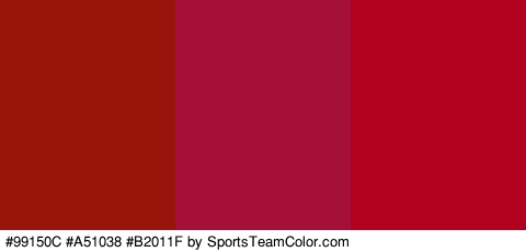 #99150C #A51038 #B2011F Colors