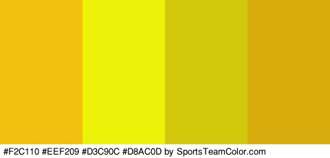 #F2C110 #EEF209 #D3C90C #D8AC0D Colors