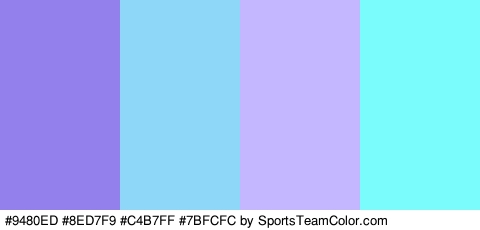 #9480ED #8ED7F9 #C4B7FF #7BFCFC Colors