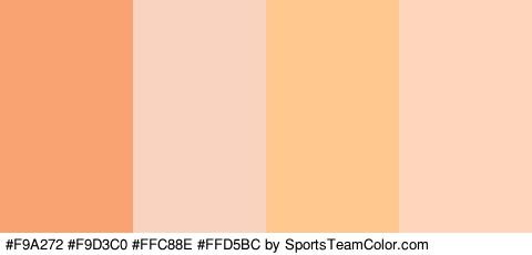 #F9A272 #F9D3C0 #FFC88E #FFD5BC Colors