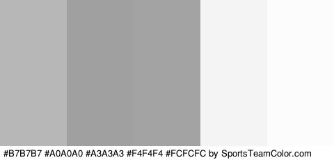 #B7B7B7 #A0A0A0 #A3A3A3 #F4F4F4 #FCFCFC Colors