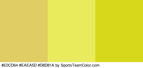 #E0CD64 #EAEA5D #D8D81A Colors