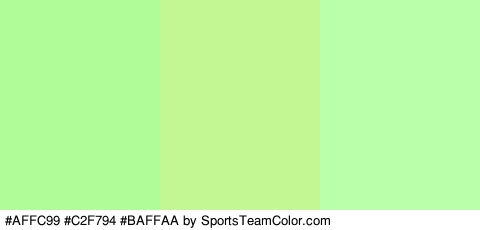 #AFFC99 #C2F794 #BAFFAA Colors