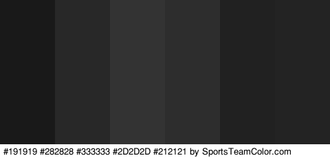 #191919 #282828 #333333 #2D2D2D #212121 #232323 Colors