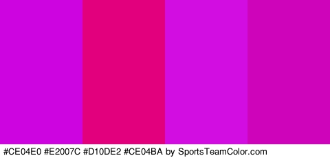 #CE04E0 #E2007C #D10DE2 #CE04BA Colors