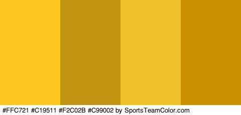 #FFC721 #C19511 #F2C02B #C99002 Colors