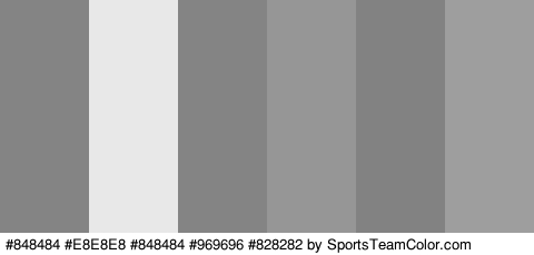 #848484 #E8E8E8 #848484 #969696 #828282 #9E9E9E Colors